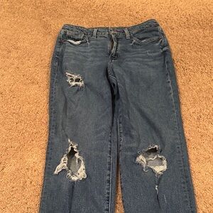 Old Navy Distressed Jeans - Dark Blue